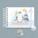 Livro do Bebê A5 Pinguim Ice