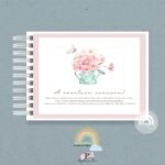 Livro do Bebê A5 Borboleta Floral - Slika 3