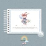 Livro do Bebê A5 Bunny Flowers - Imagem 3