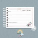Livro do Bebê A5 Frame Folhagens Girl - Afbeelding 4