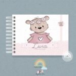 Livro do Bebê A5 Ursinha Floral II