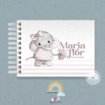 Livro do Bebê A5 Baby Maria Flor