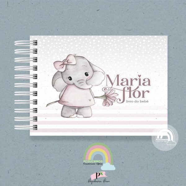 Livro do Bebê A5 Baby Maria Flor