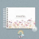 Livro do Bebê A5 Floral Maria - Imagen 2