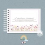 Livro do Bebê A5 Floral Maria - Imagen 3
