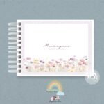 Livro do Bebê A5 Floral Maria - Imagen 8
