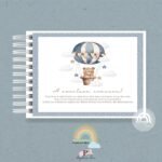 Livro do Bebê A5 Ursinho Balão Azul – Bild 3