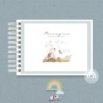 Livro do Bebê A5 Monograma Coelhinho II - Imagen 8