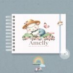 Livro do Bebê A5 Lhama Baby