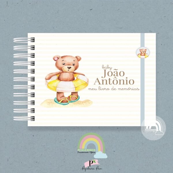 Livro do Bebê A5 Urso Praieiro