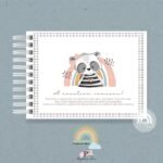 Livro do Bebê A5 Panda Aurora - immagine 3