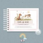 Livro do Bebê A5 Floresta Menina - Imagem 2