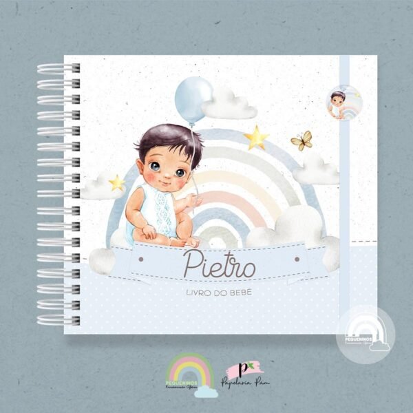 Livro do Bebê Baby Boy Arco Íris