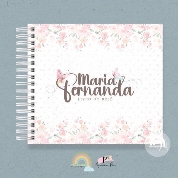 Livro do Bebê Borboleta Floral II
