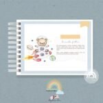 Livro Diário Cartas para o meu filho - Ursinho Astronauta - Afbeelding 4