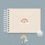Livro Diário Cartas para o meu filho - Arco Iris Boho Menino