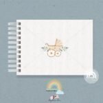 Livro Diário Cartas para o meu filho - Boho Nursery