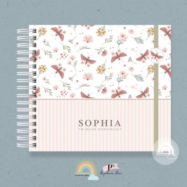 Livro do Bebê Floral Sophia