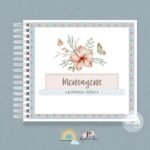 Livro do Bebê Monograma Borboletas Azul – Bild 7