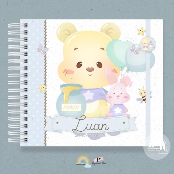Livro do Bebê Ursinho Pooh Menino