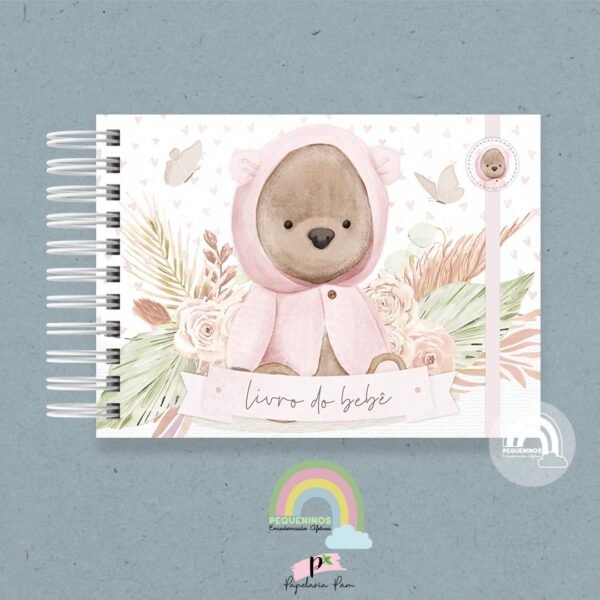 Livro do Bebê A5 Bear Baby Girl