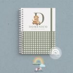 Caderneta de Saúde Personalizada - Monograma Leão