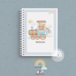 Caderneta de Saúde Personalizada - Bear Train - Imagen 10