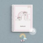 Caderneta de Saúde Personalizada - Floral Boho Rainbow - Imagen 9