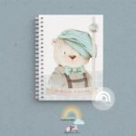Caderneta de Saúde Personalizada - Ursinho Vintage