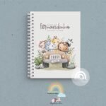 Caderneta de Saúde Personalizada - Safari Cute Baby