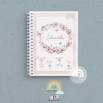 Caderneta de Saúde Personalizada - Floral E Borboletas - Imagen 3