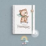 Caderneta de Saúde Personalizada - Scooter Bear - Afbeelding 2
