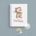 Caderneta de Saúde Personalizada - Scooter Bear