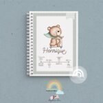 Caderneta de Saúde Personalizada - Scooter Bear - Afbeelding 4