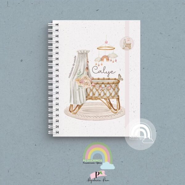 Caderneta de Saúde Personalizada - Baby Boho