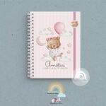 Caderneta de Saúde Personalizada - Baby Bear Pink – Image 2