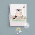 Caderneta de Saúde Personalizada - Safari Menina Zebrinha