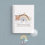 Caderneta de Saúde Personalizada - Arco-Íris Ursinho
