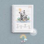 Caderneta de Saúde Personalizada - Panda Mãe E Filho – Bild 3