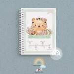 Caderneta de Saúde Personalizada - Safari Menina Tigrinha - Imagem 3