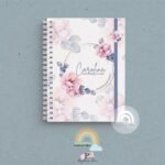 Caderneta de Saúde Personalizada - Floral Carolina