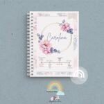 Caderneta de Saúde Personalizada - Floral Carolina - Imagen 3