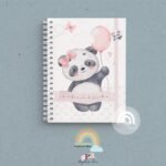 Caderneta de Saúde Personalizada - Panda Menina