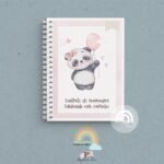 Caderneta de Saúde Personalizada - Panda Menina - Image 4