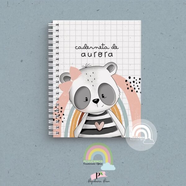 Caderneta de Saúde Personalizada - Panda Aurora
