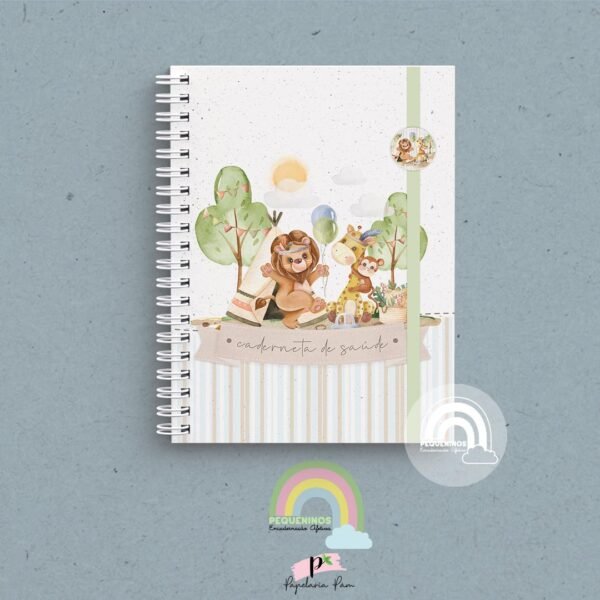 Caderneta de Saúde Personalizada - Safari Friends