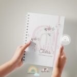 Caderneta de Saúde Personalizada - Floral Boho Rainbow - Imagen 2