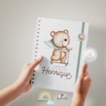 Caderneta de Saúde Personalizada - Scooter Bear - Afbeelding 3