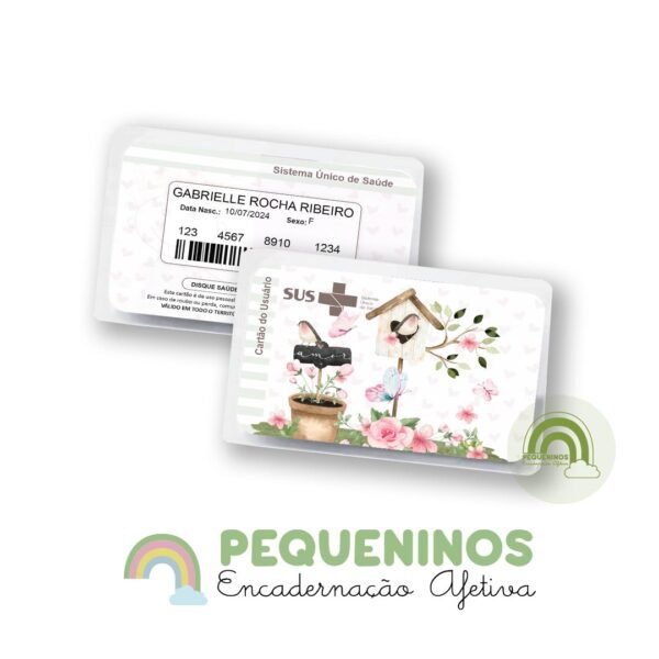 Cartão do SUS personalizado - Jardim III