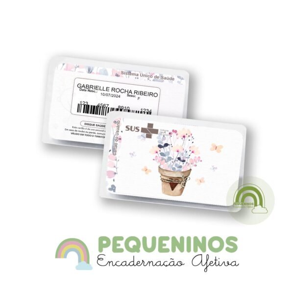 Cartão do SUS personalizado - Jardim Da Mari